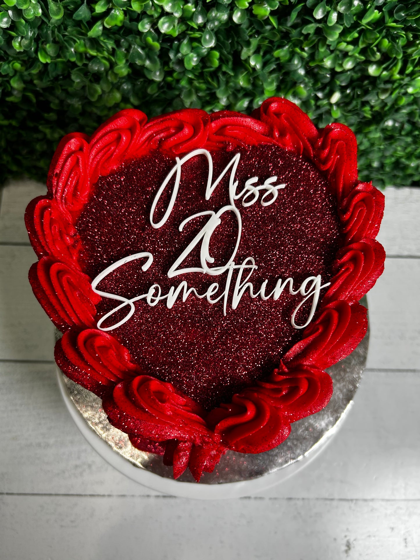 Two Layer Heart Cakes