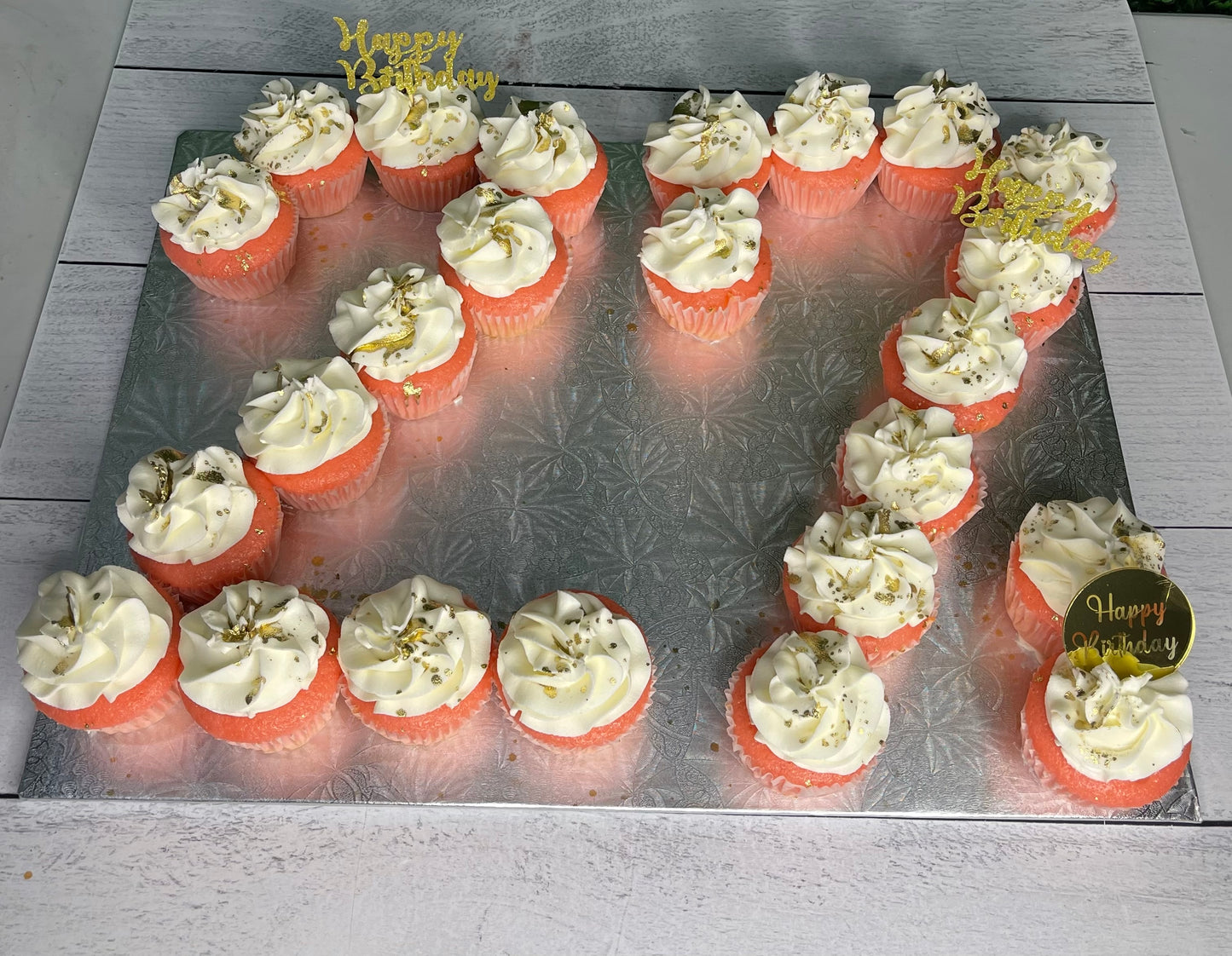 Signature Cupcake Number Cake