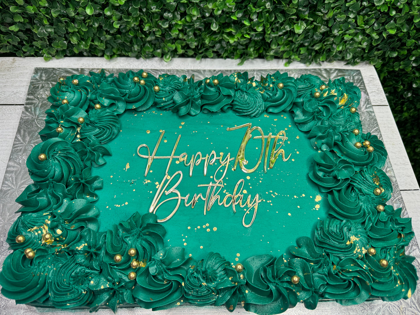 Luxe sheet cake