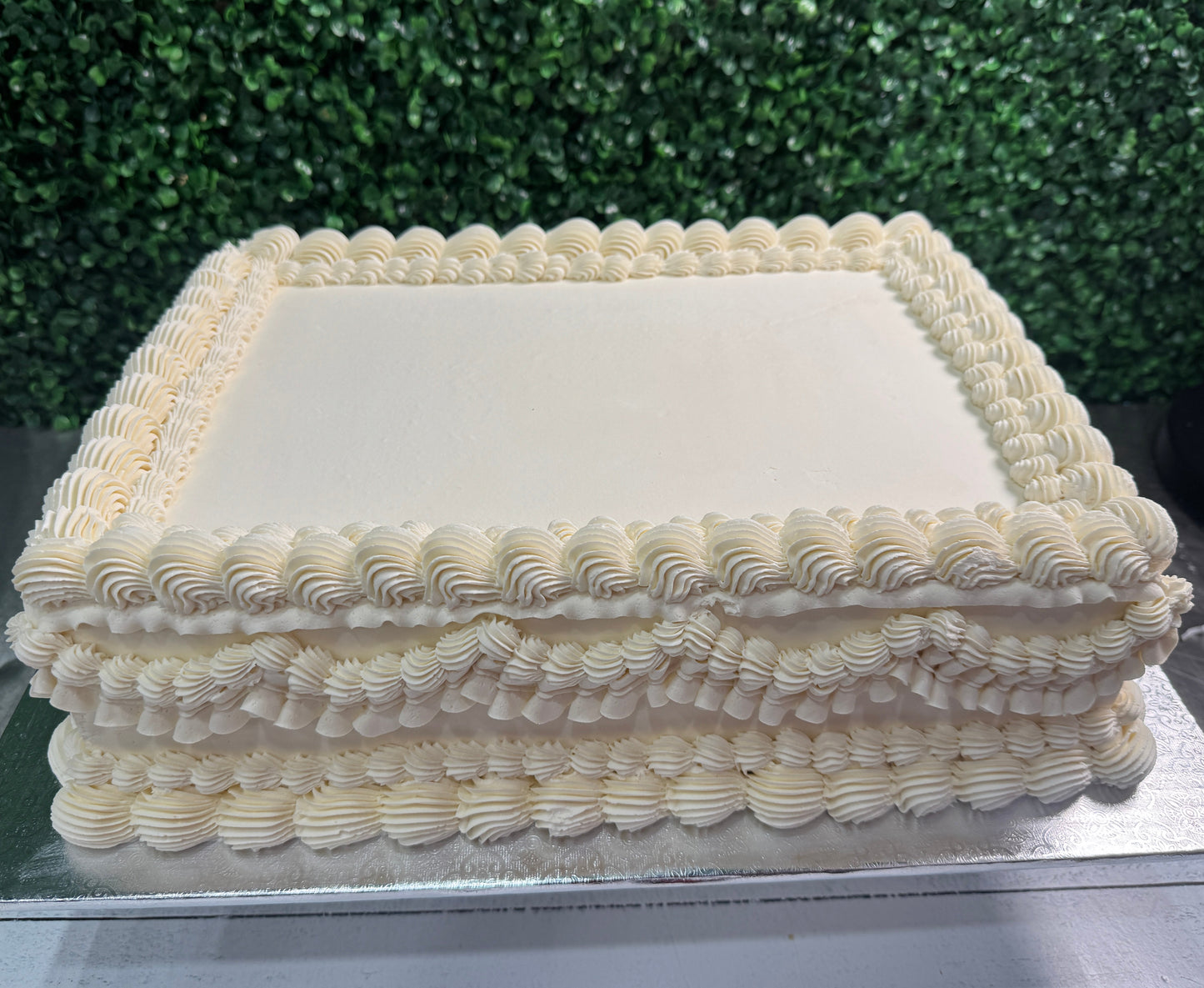 Vintage sheet cake