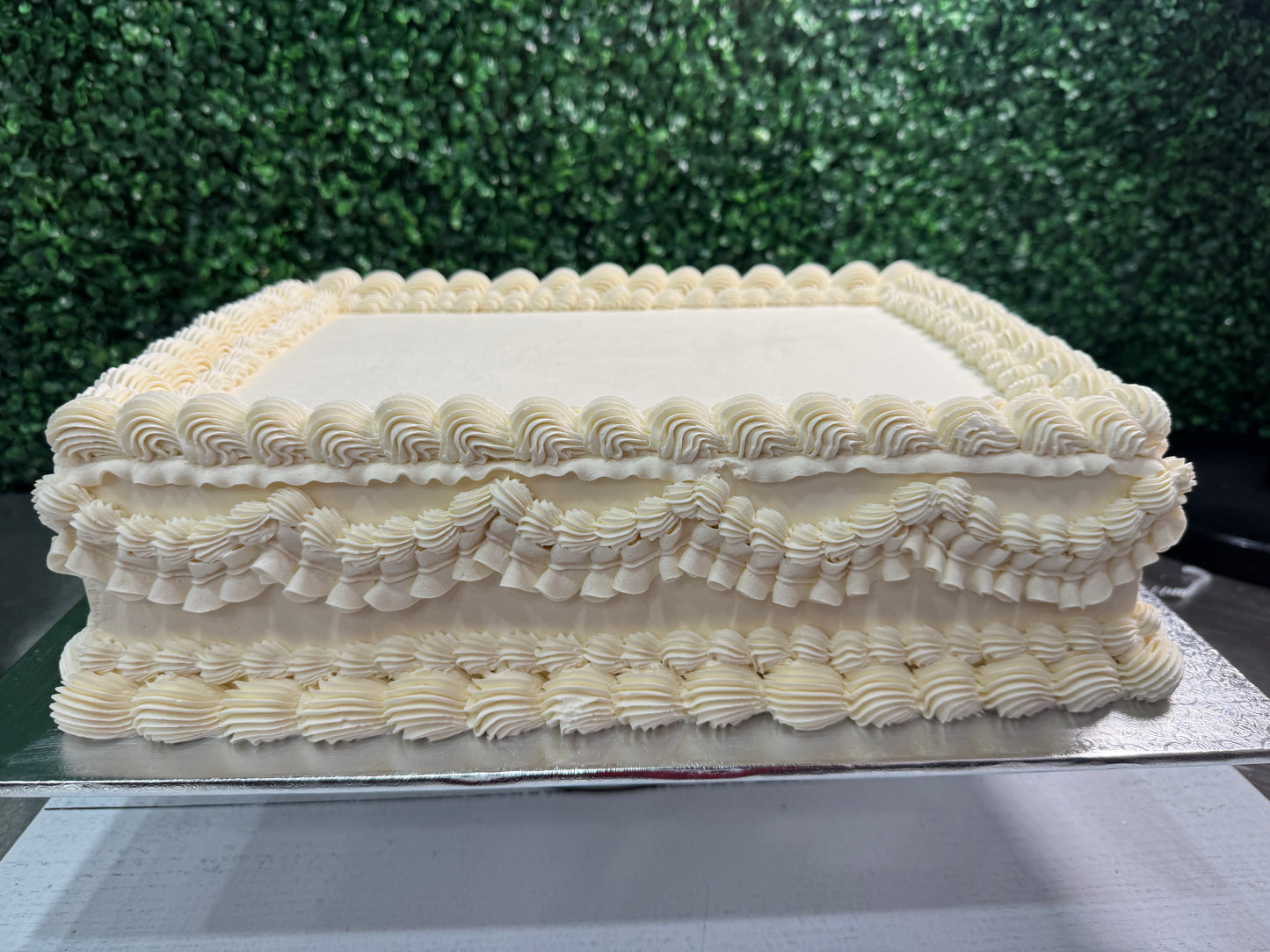 Vintage sheet cake