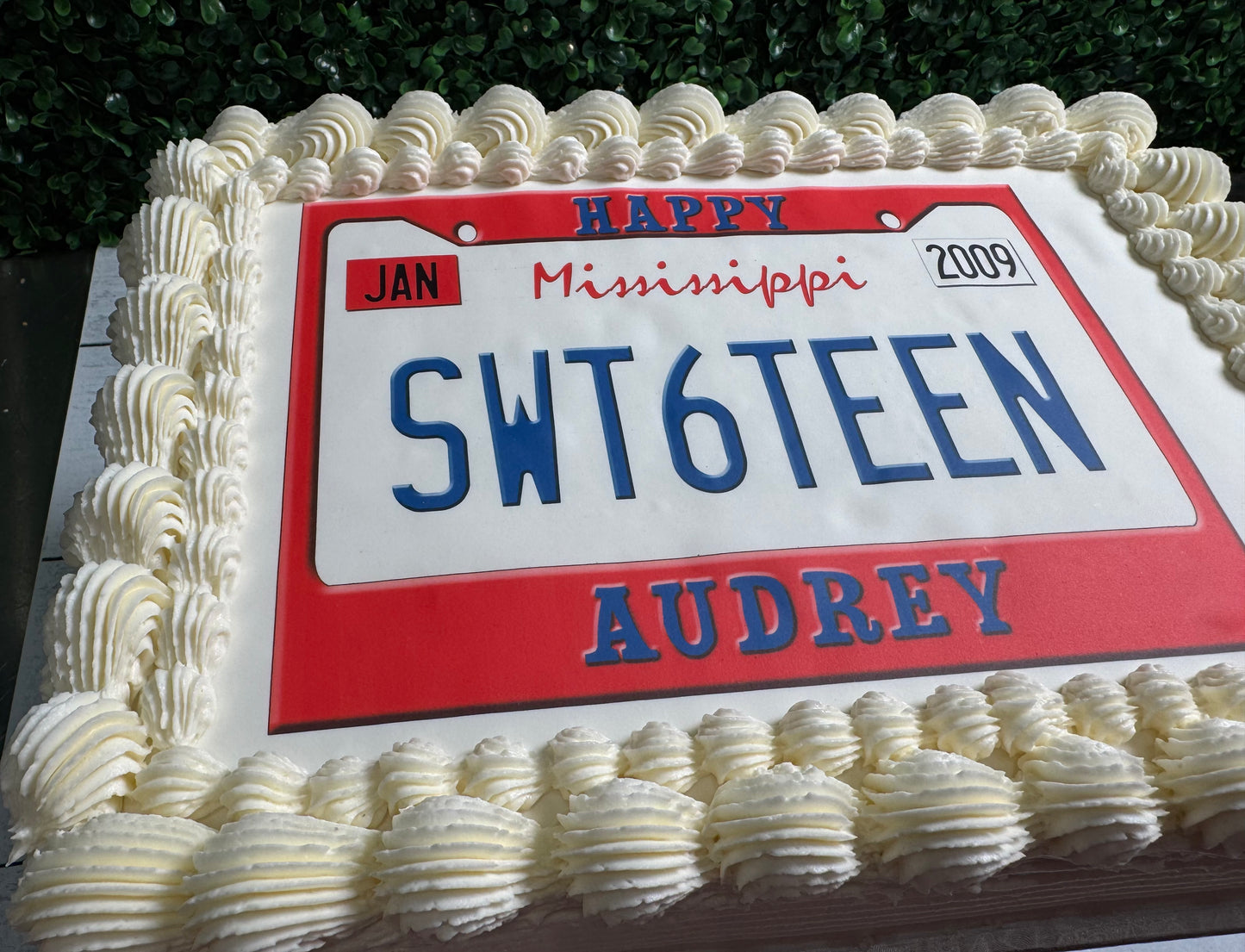 Personalized License Plate