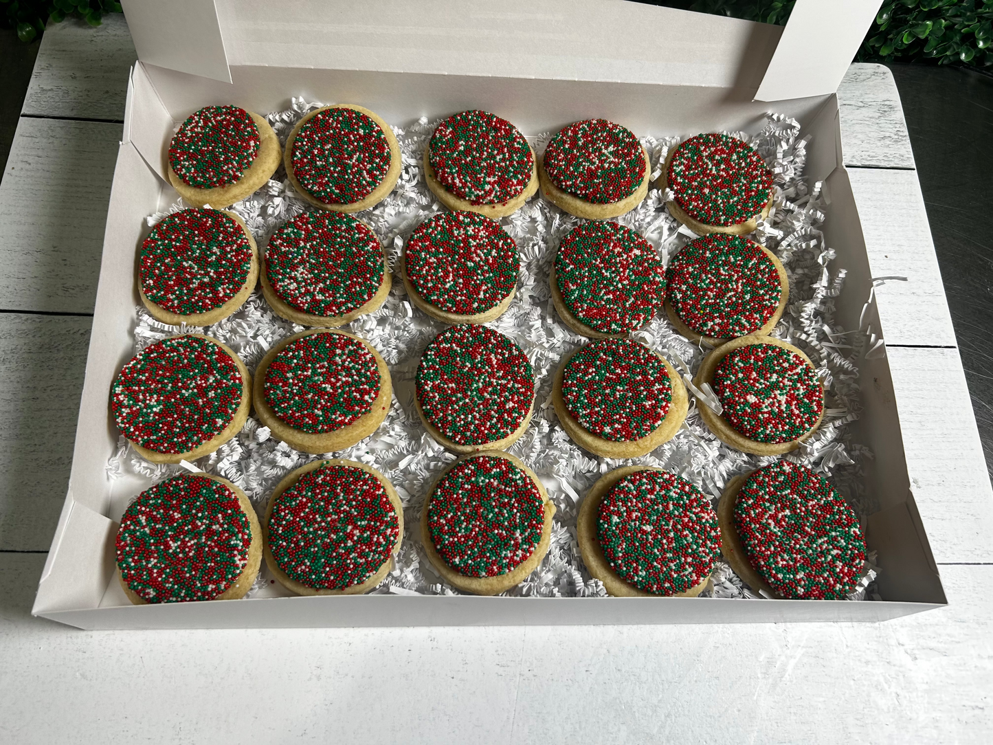 Holiday Cookies with Sprinkles