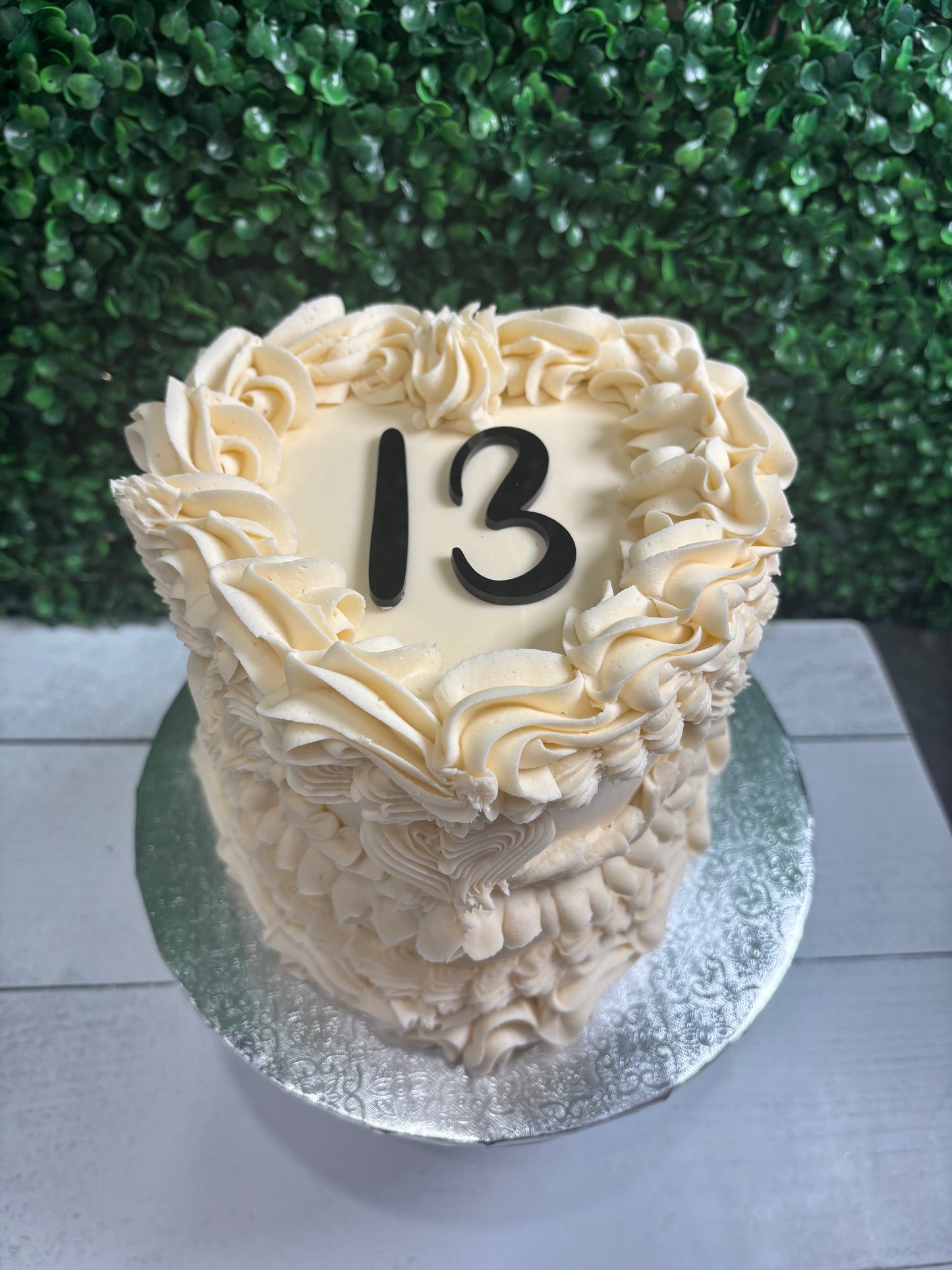 Two Layer Heart Cakes