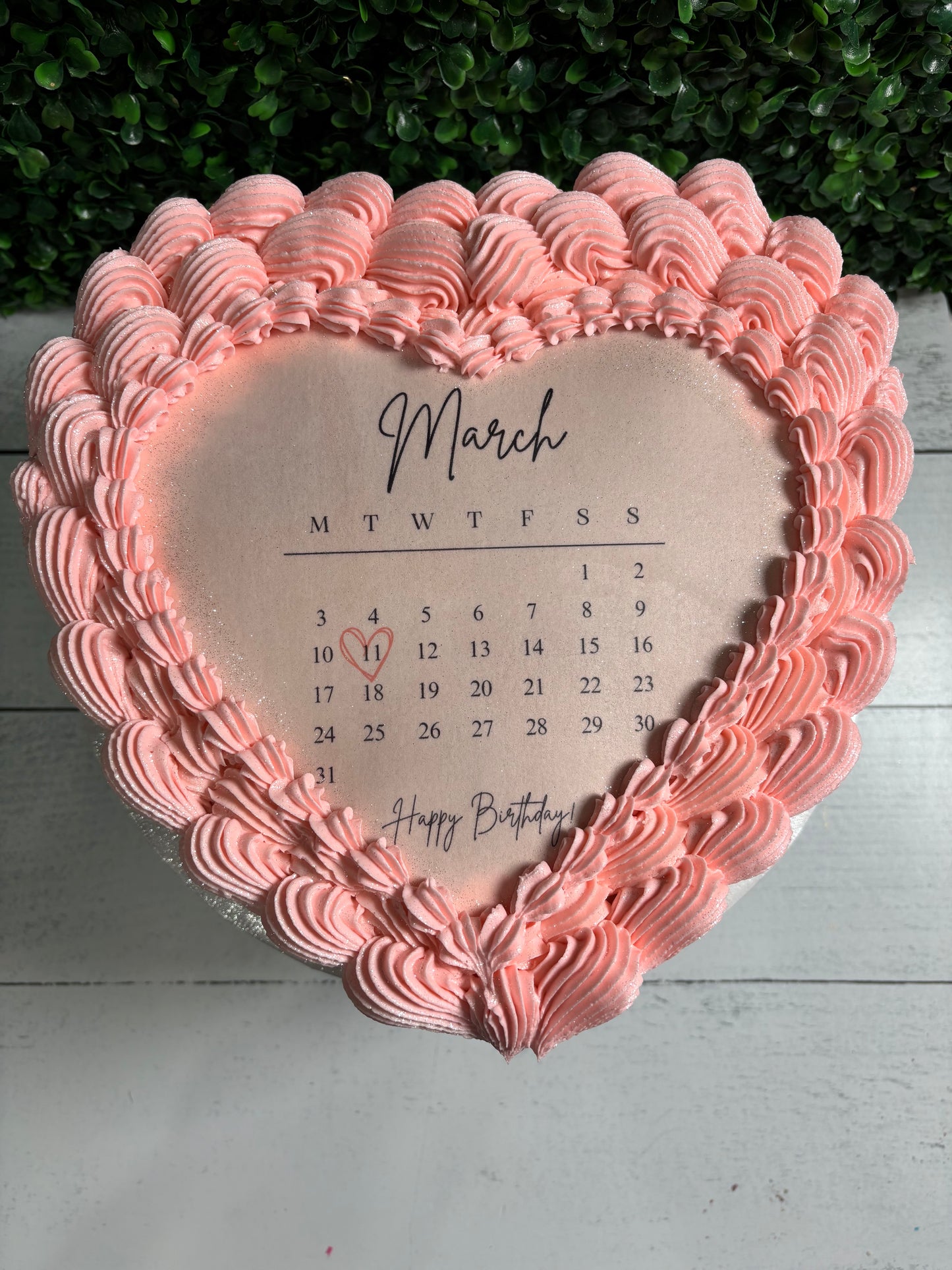 Two Layer Heart Cakes