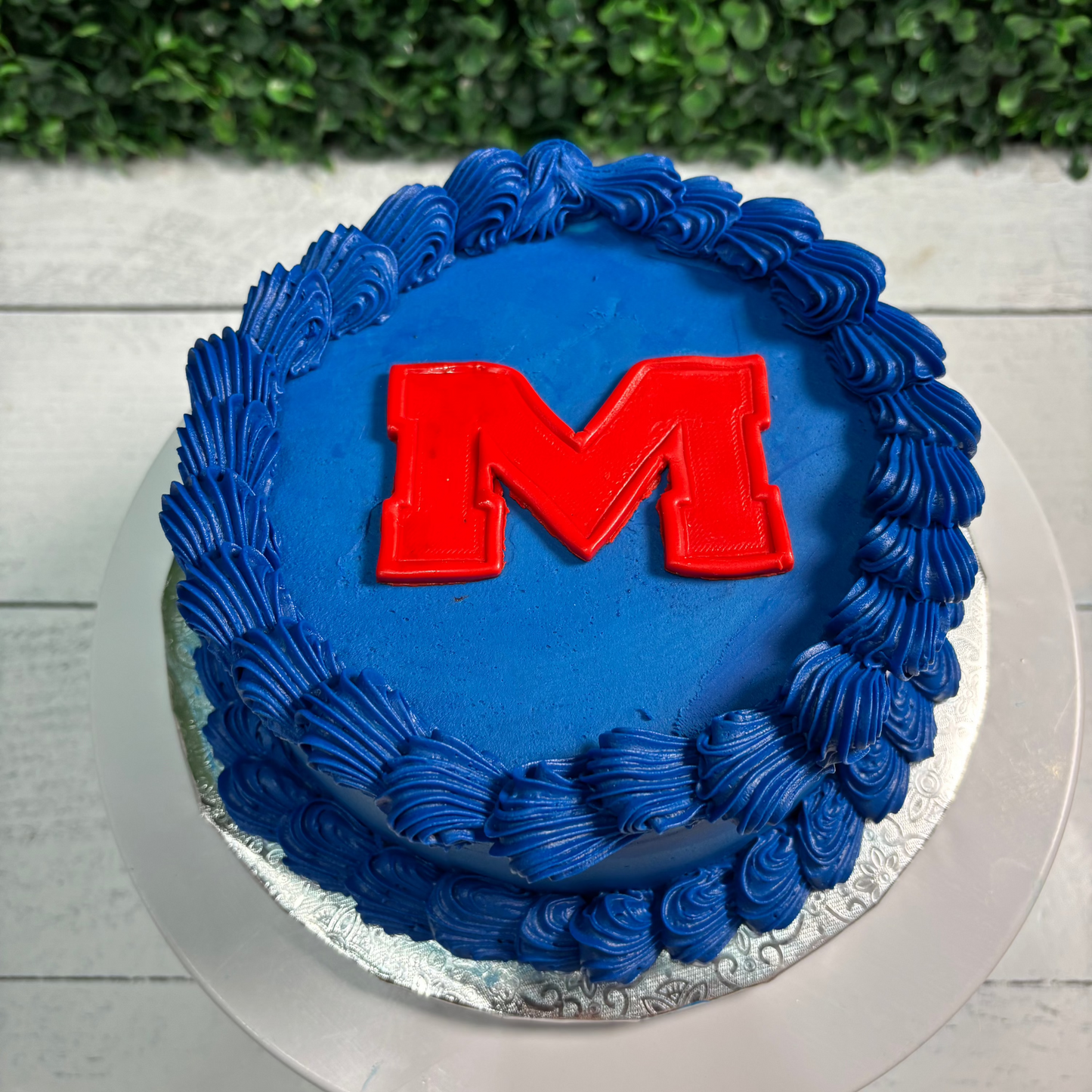 Ole Miss inspired Smash Cakes