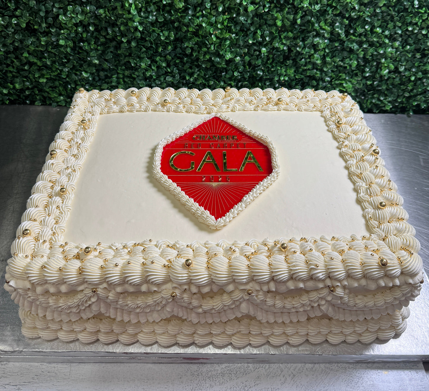 Vintage sheet cake