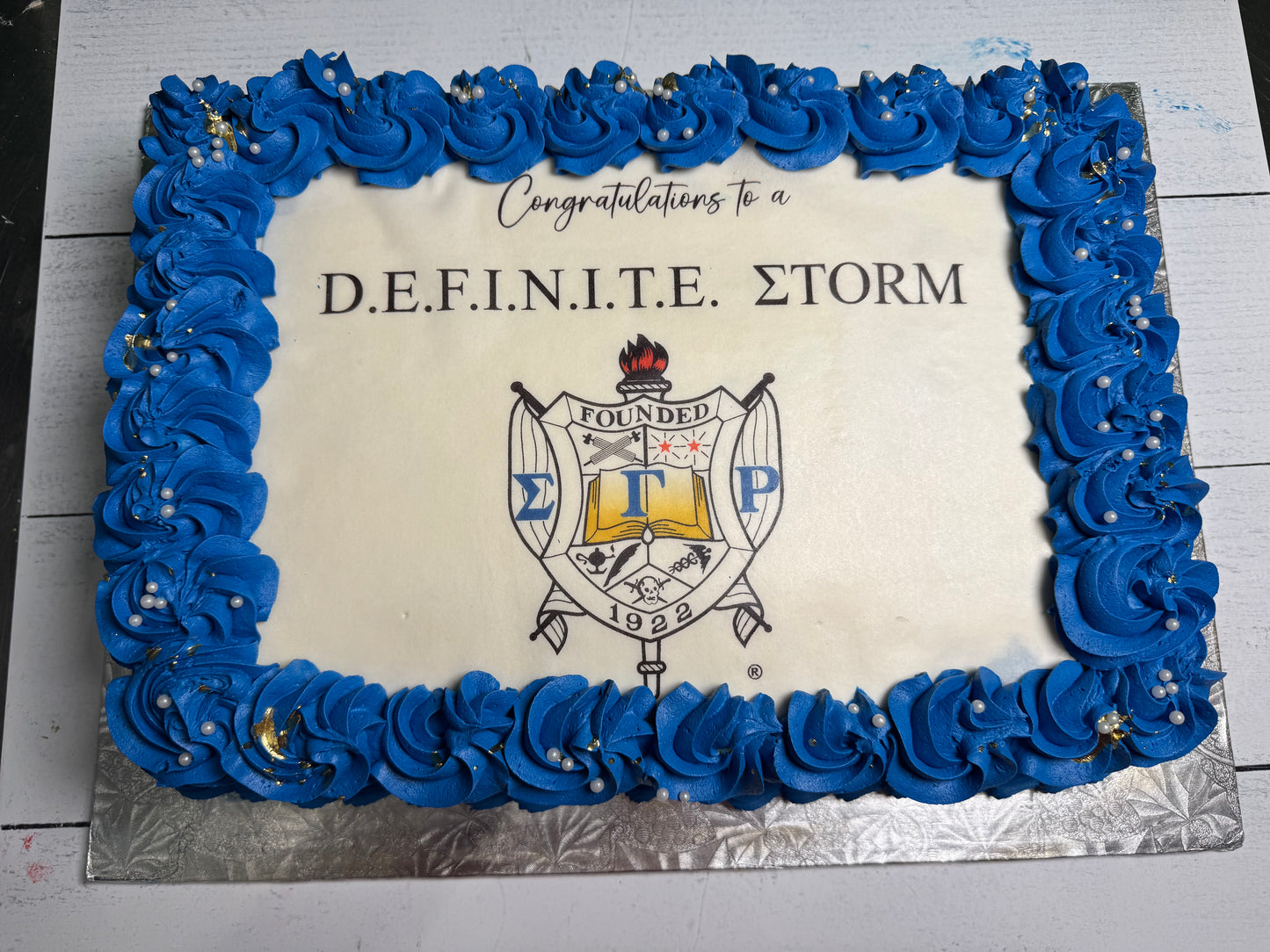 Grad Sheet Cake