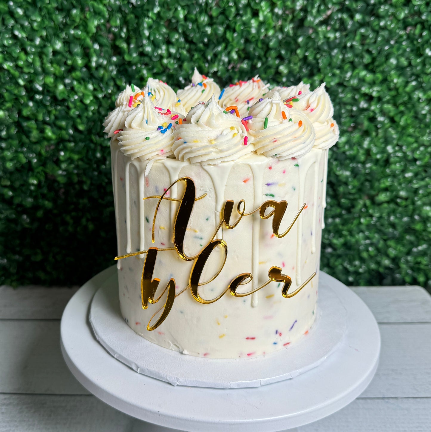 Vanilla Funfetti Dessert Cake
