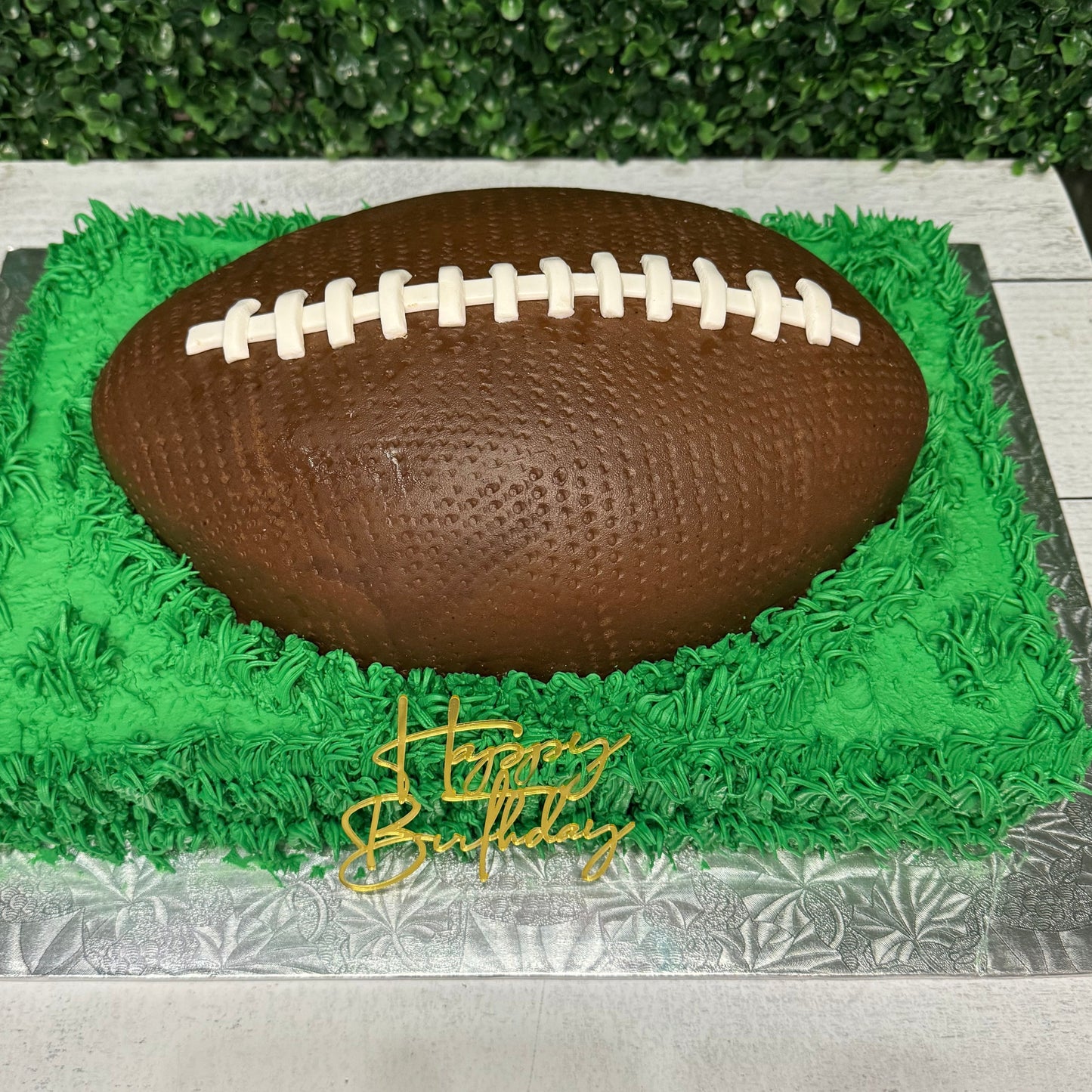 Football field cake