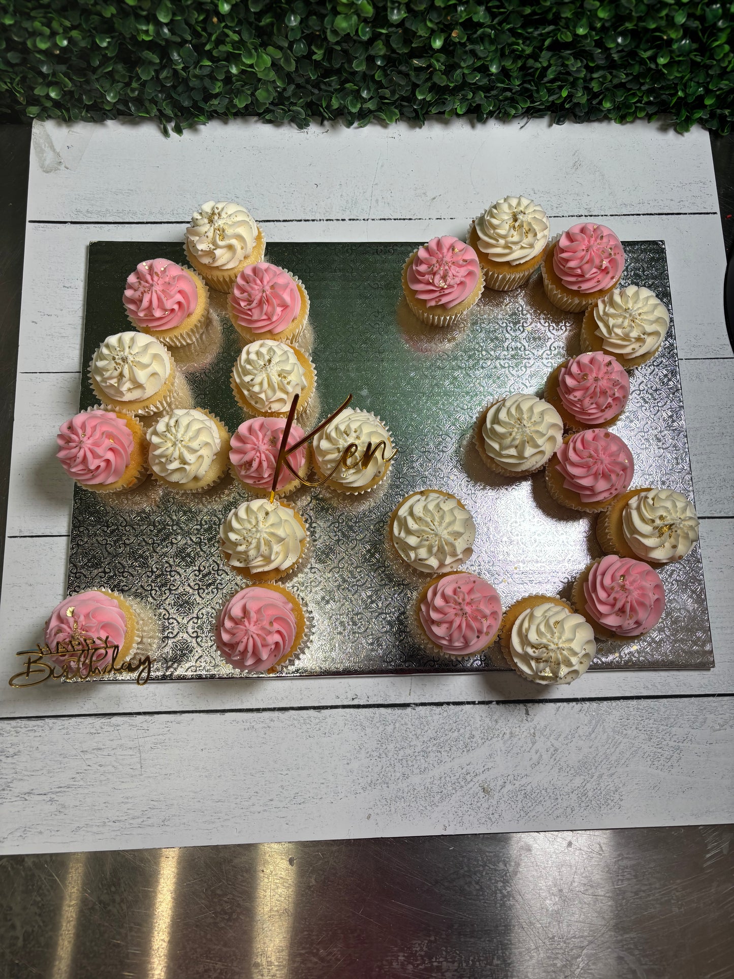 Signature Cupcake Number Cake