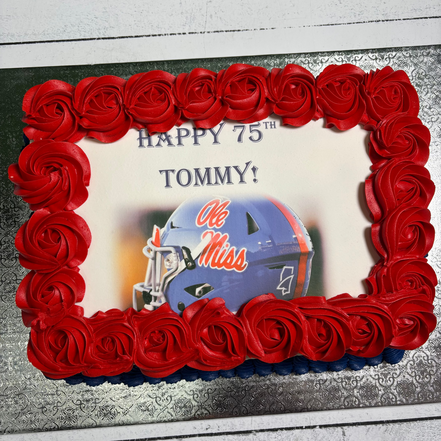 Game Day, Birthday sheet cake
