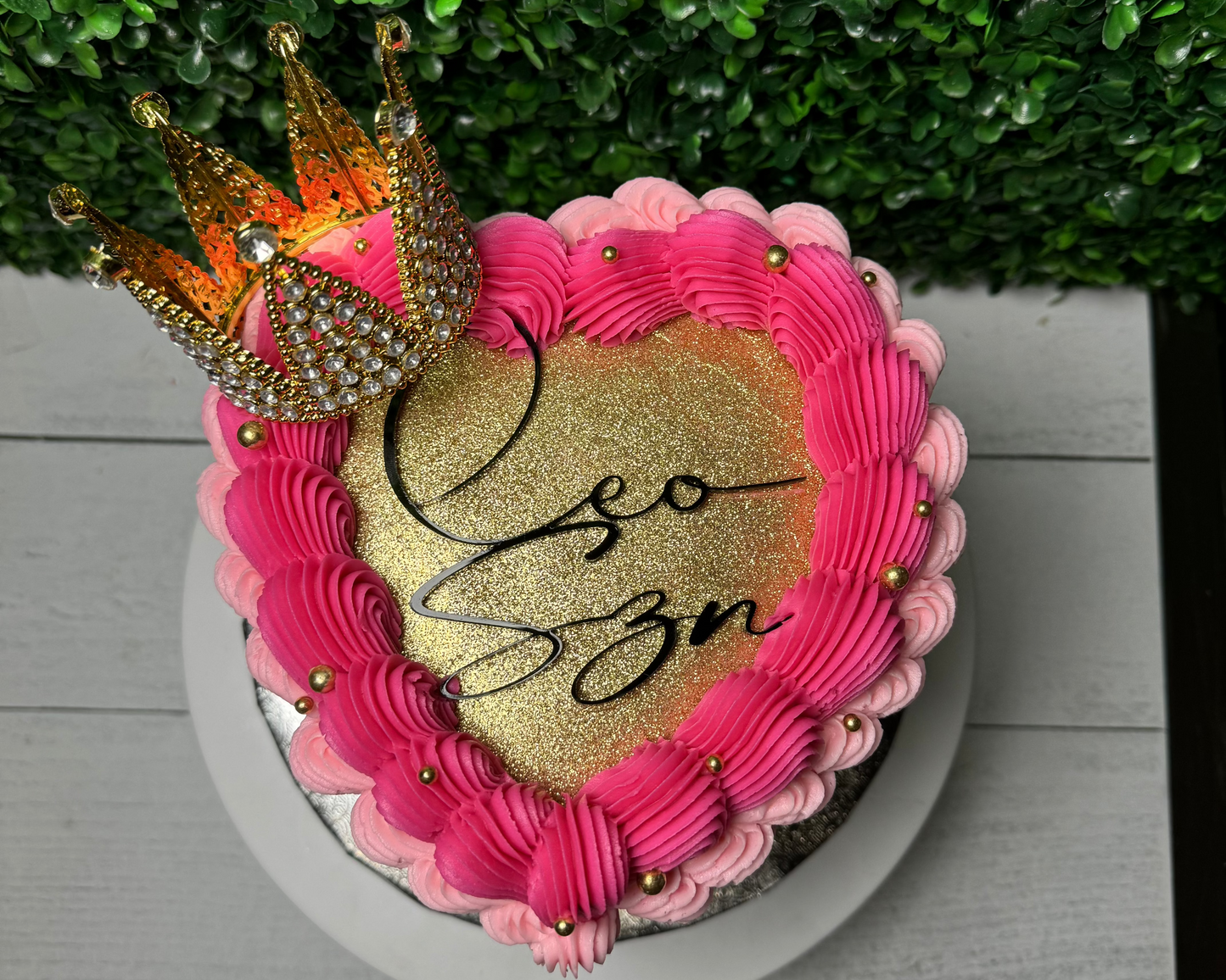 Two Layer Heart Cakes