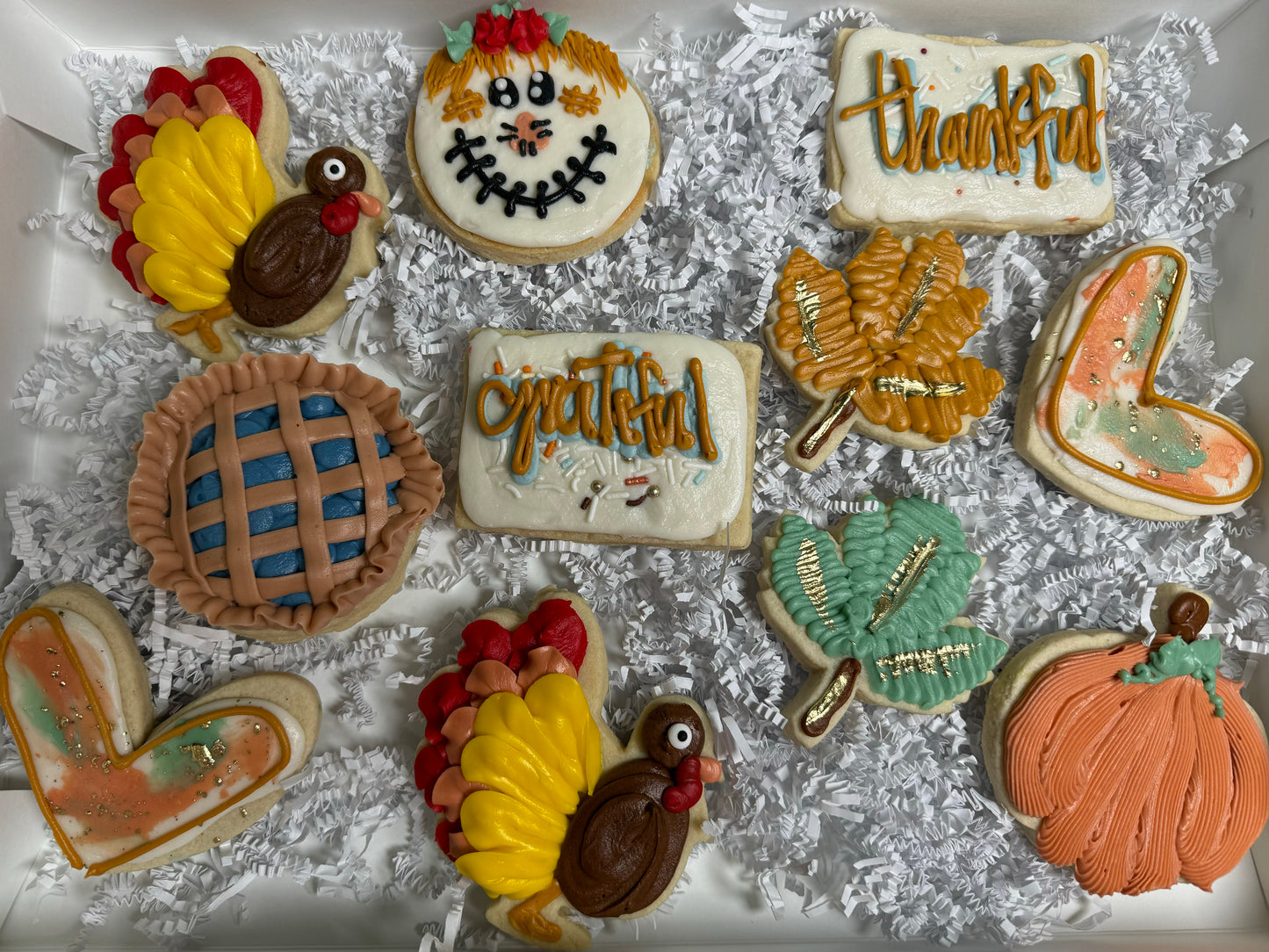 Thanksgiving Cookie box