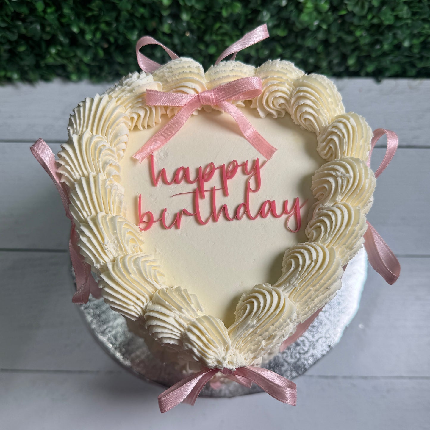 Two Layer Heart Cakes