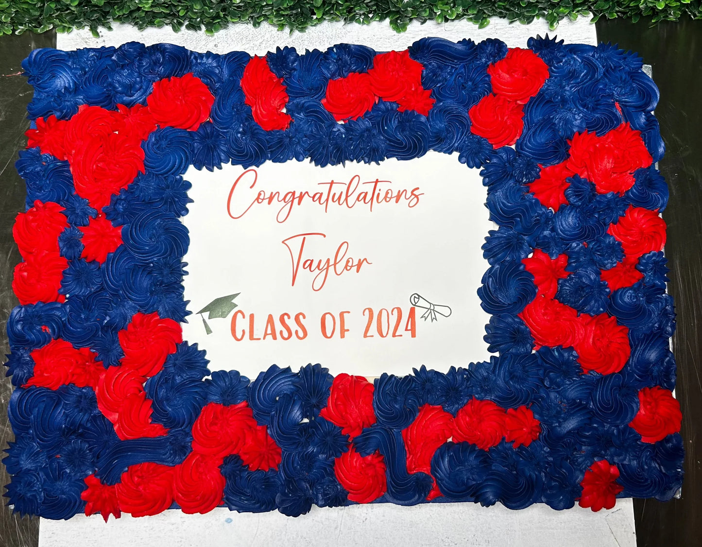 Grad Sheet Cake
