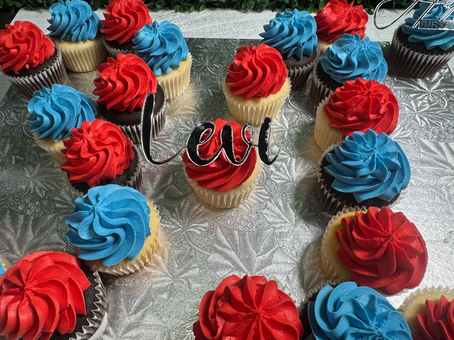 Classic Cupcake Number Cake