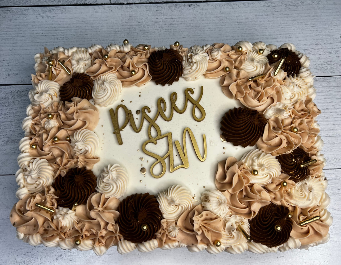 Luxe sheet cake