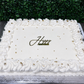 Rosette Buttercream sheet cake