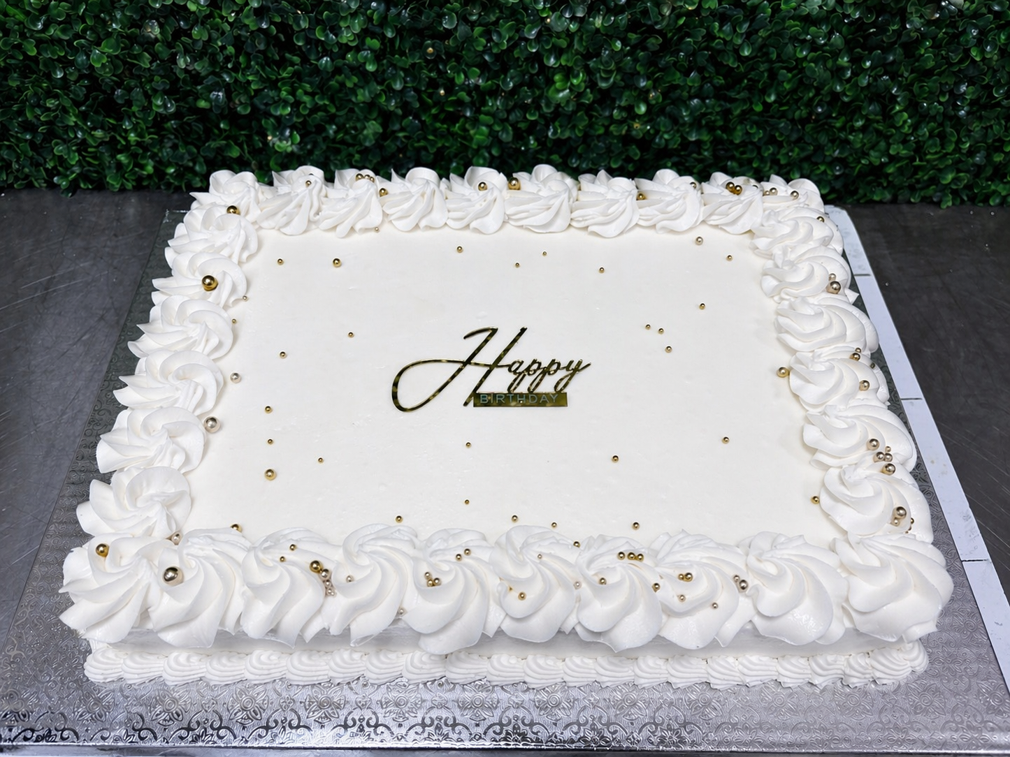 Rosette Buttercream sheet cake