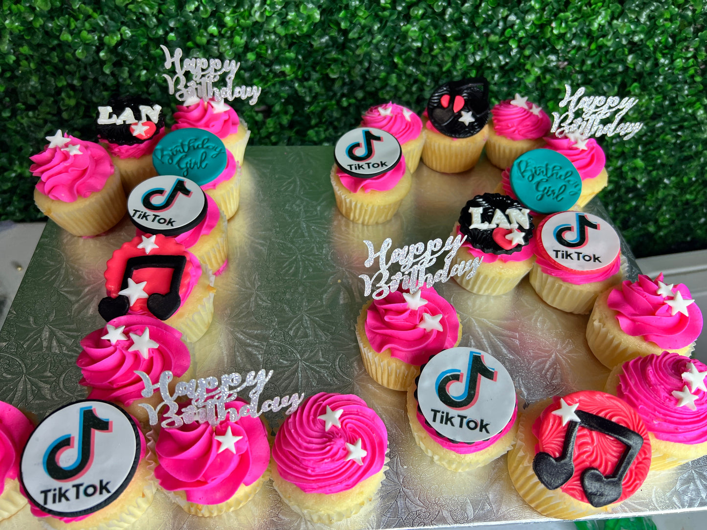 Branded/Logo Cupcake Number Cake