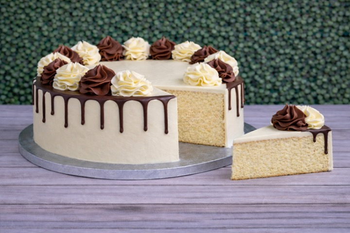 Classic Celebration Cake- Marble (Vanilla & Chocolate) SINGLE LAYER, 10inch