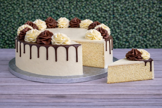 Classic Celebration Cake- Marble (Vanilla & Chocolate) SINGLE LAYER, 10inch
