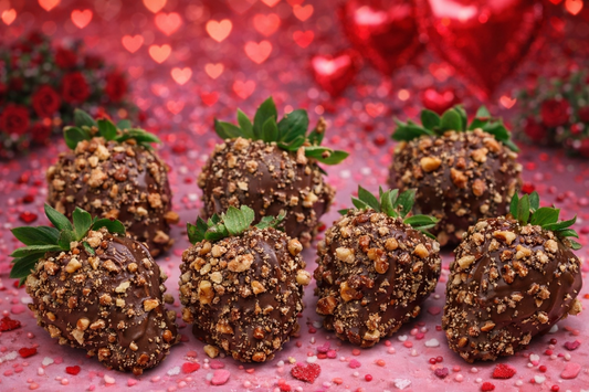 Turtle Chocolate Covered Strawberries