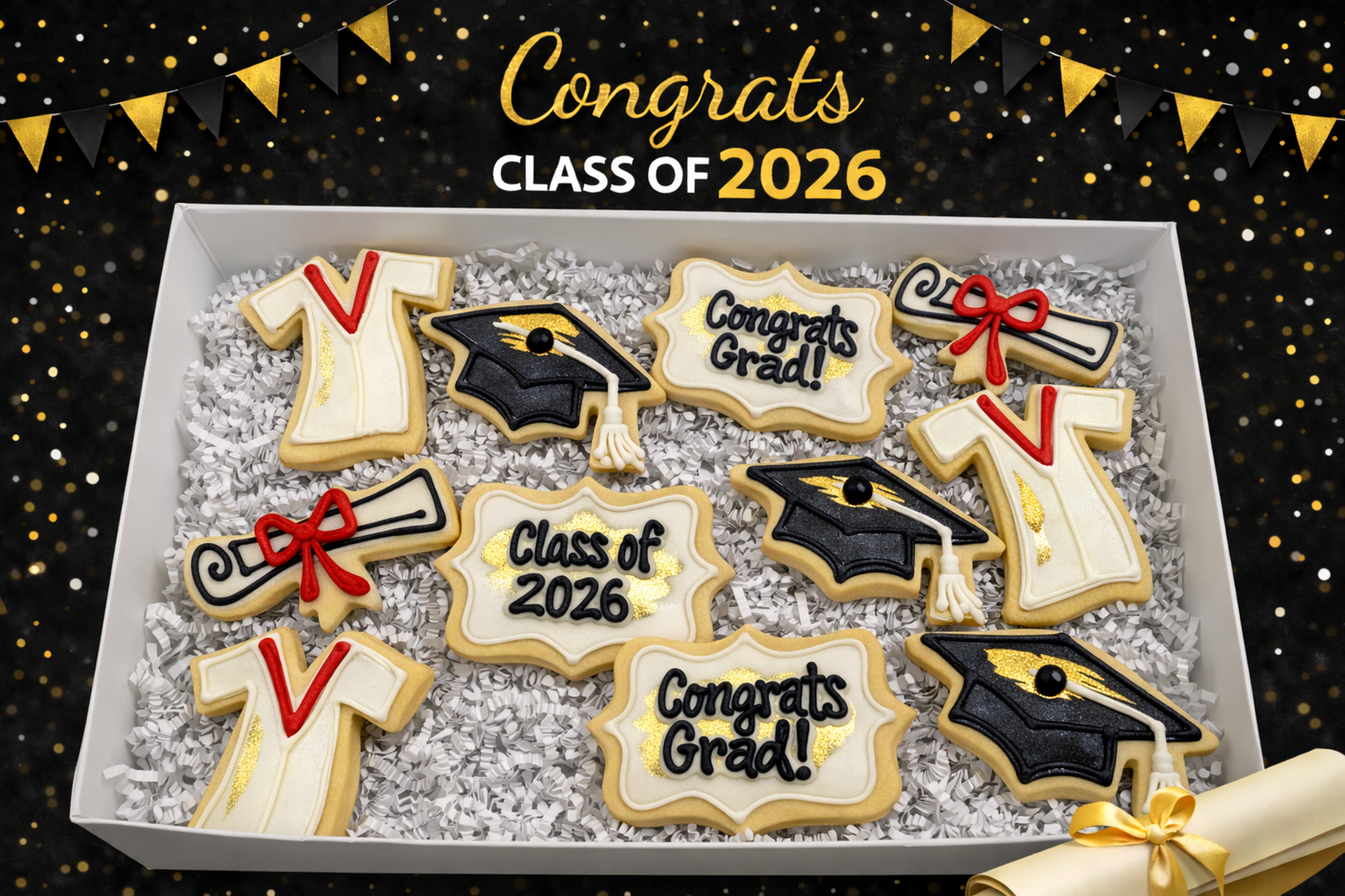 Signature Grad Cookie Set