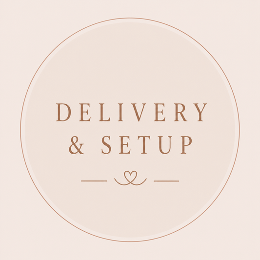 Delivery + Full Set Up ($500 minimum order)