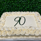 Rosette Buttercream sheet cake