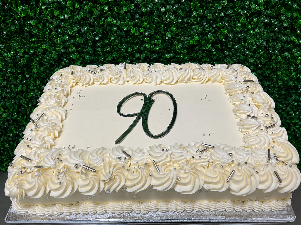 Rosette Buttercream sheet cake