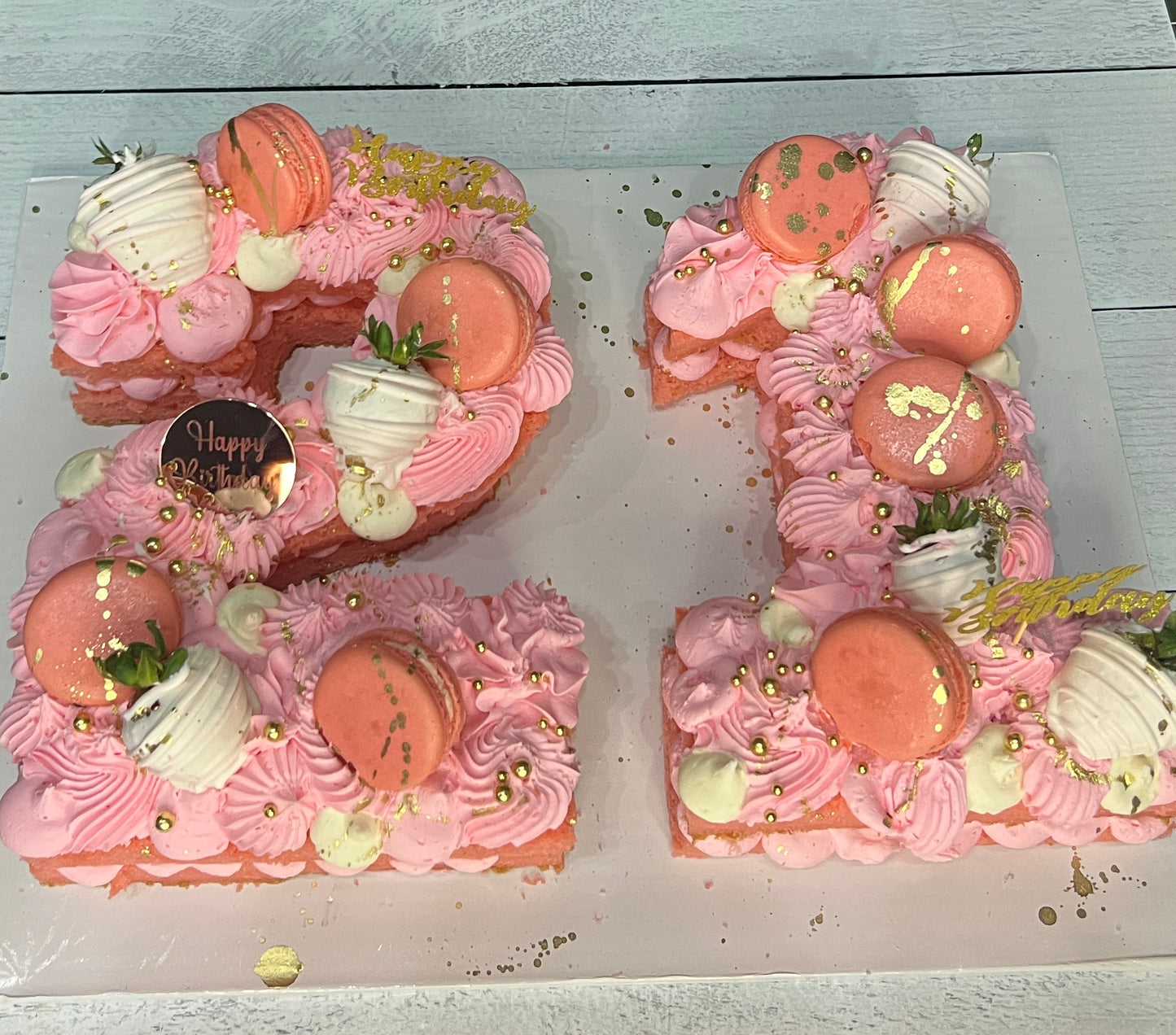 Letter & Number Cakes
