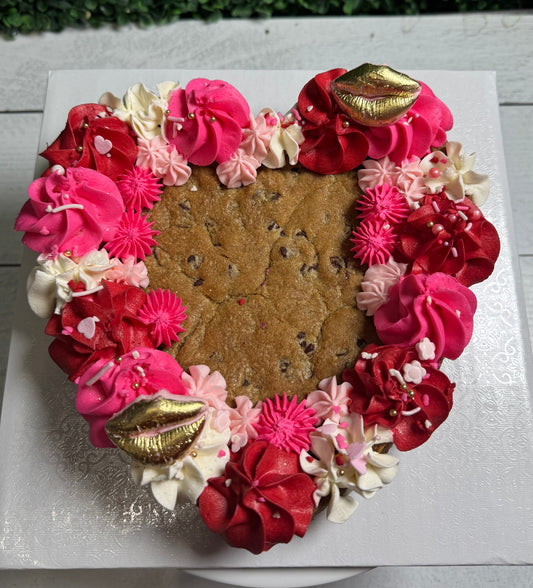 Heart Cookie Cake