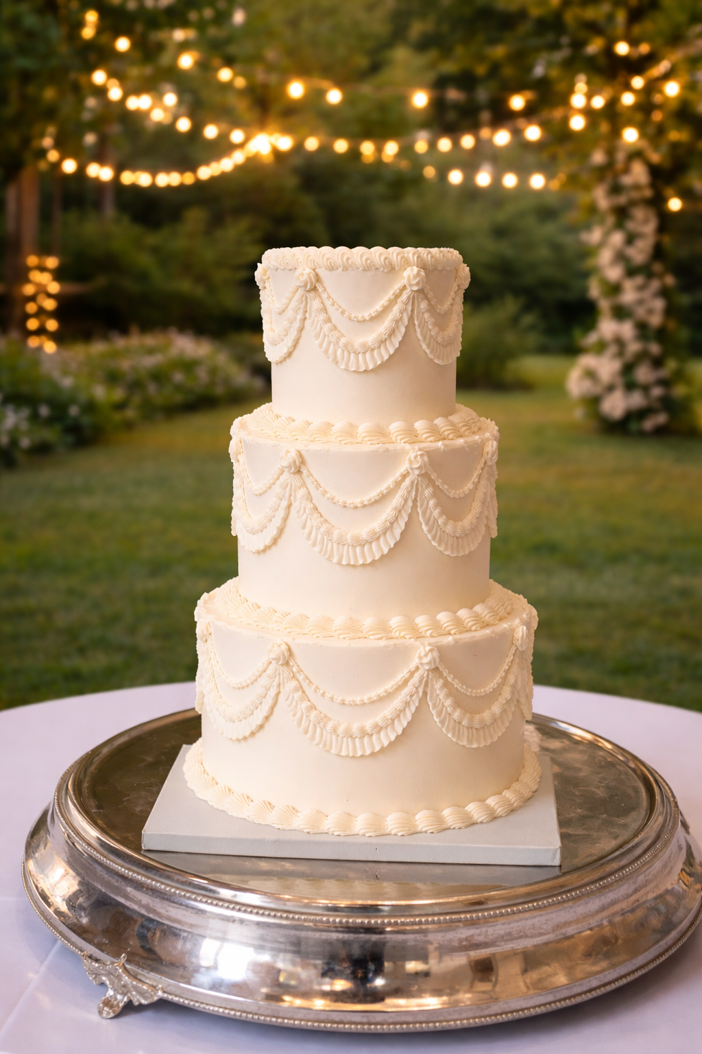 Classic Vintage- Wedding (3 tier)