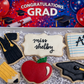 Custom Grad cookie set (6 and 12 count)
