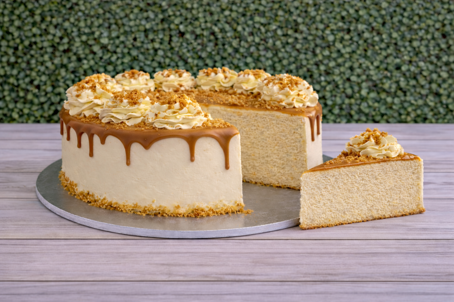 Classic Celebration Cake- Biscoff Cookie Butter SINGLE LAYER, 10inch