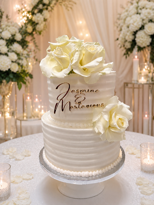 Softly textured (2 tier)