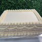 Vintage sheet cake