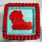 Hotty Toddy Signature Cake- ONE LAYER SQUARE