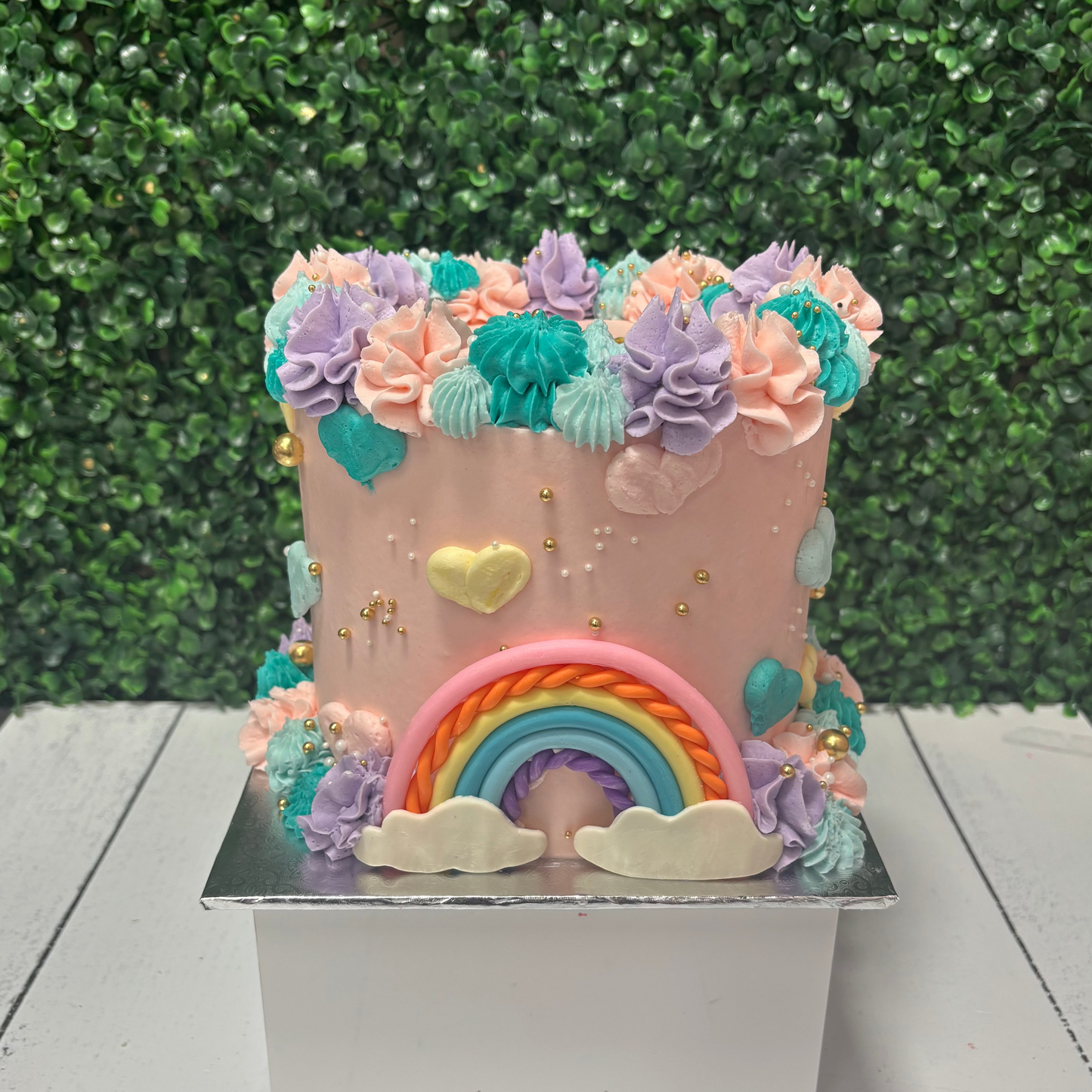 Rainbow & Hearts