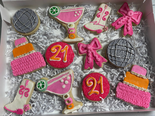 21st Birthday Cookie Set