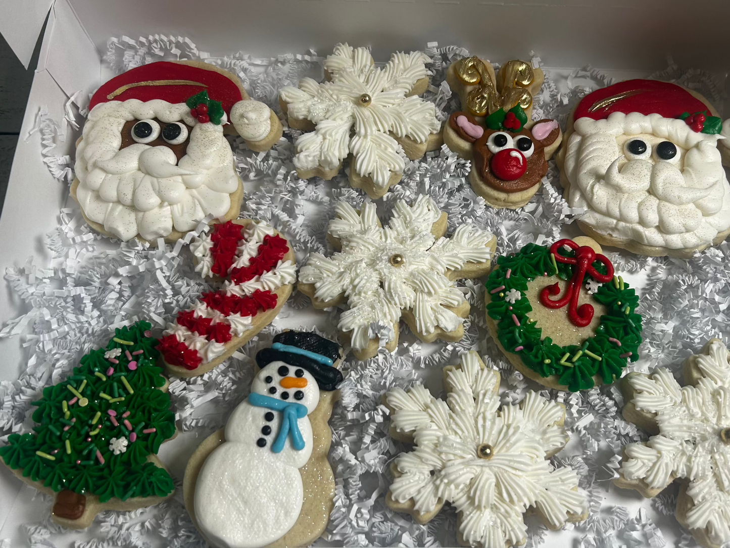 Holiday Iced Cookie Box