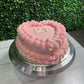 Single Layer Heart Cake