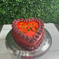 Single Layer Heart Cake