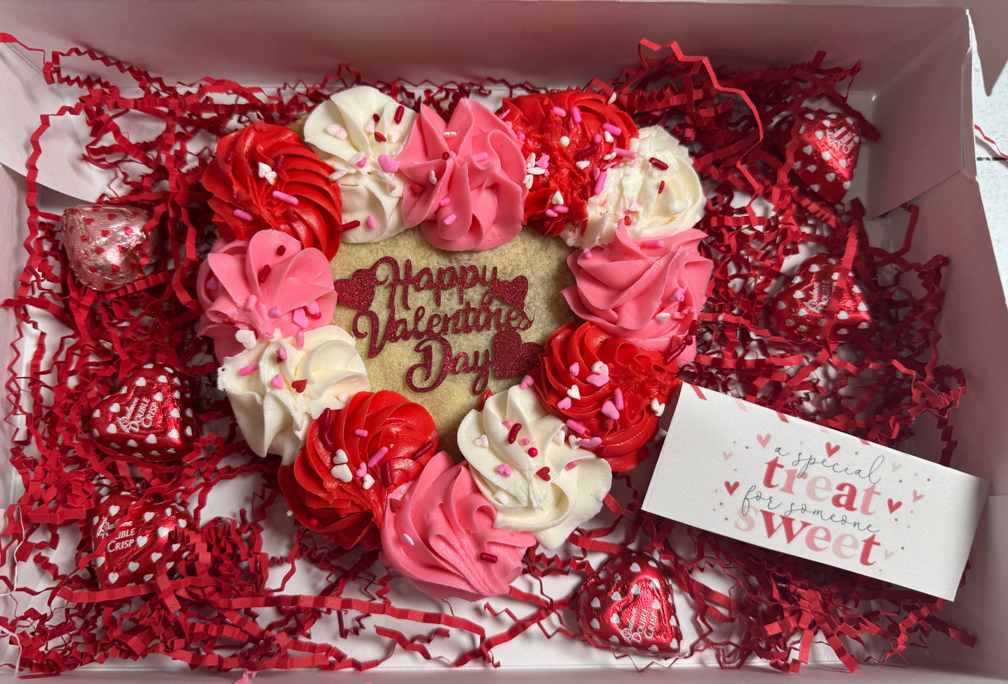 Cookie Heart Cake Box