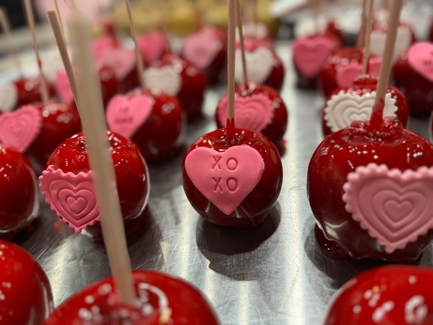 Valentine’s Day Candied Apples