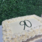 Rosette Buttercream sheet cake