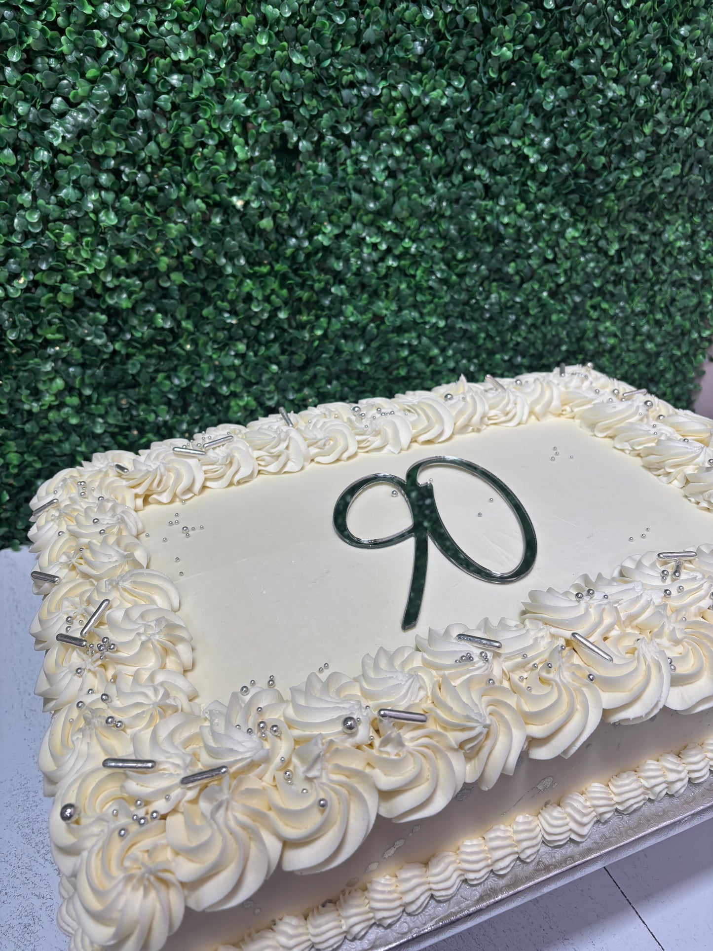 Rosette Buttercream sheet cake