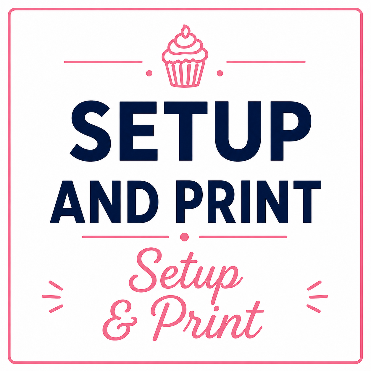 Edible Image - Setup & Print